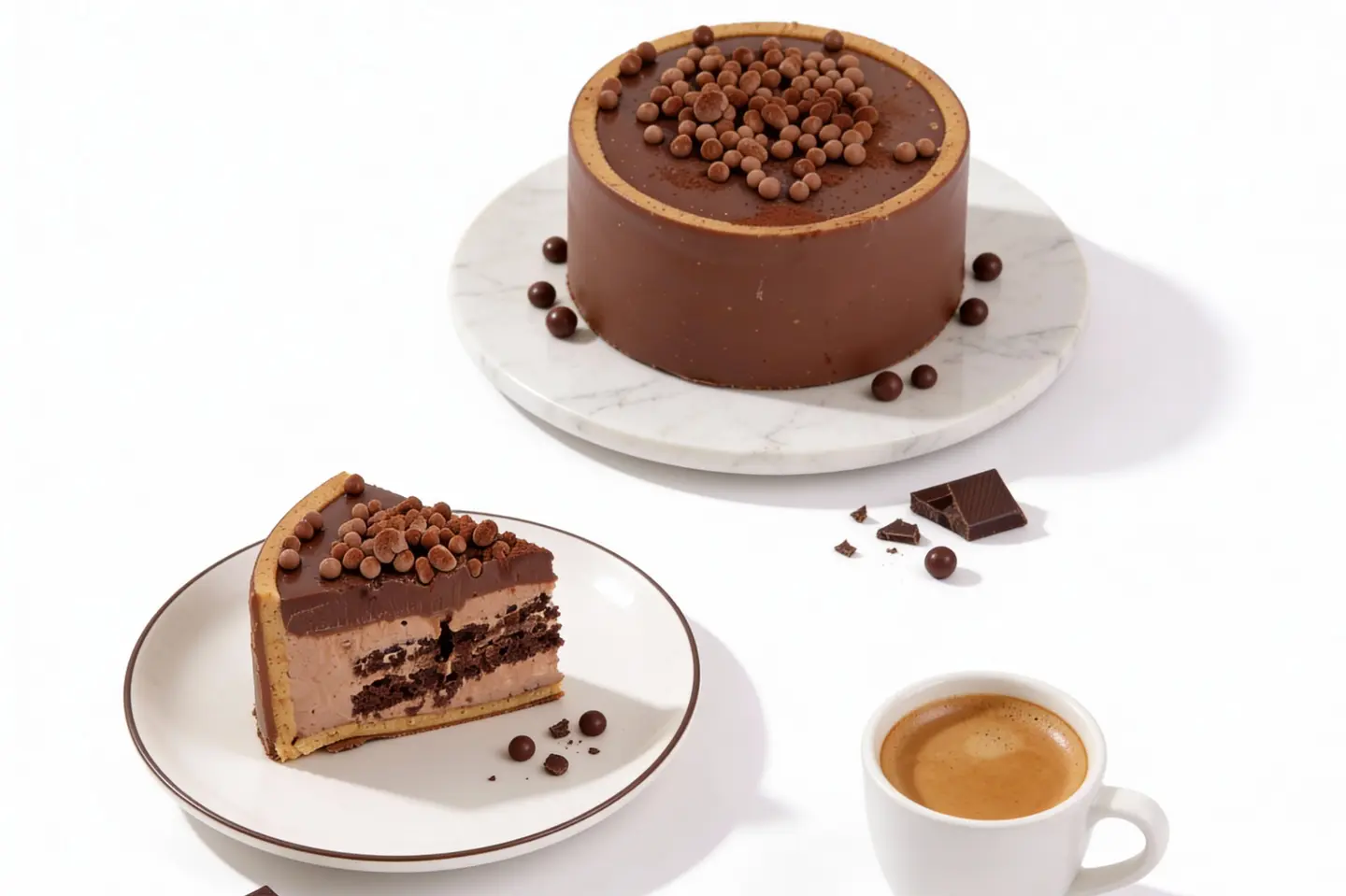 ميني كيك بسكويت شوكولاتة