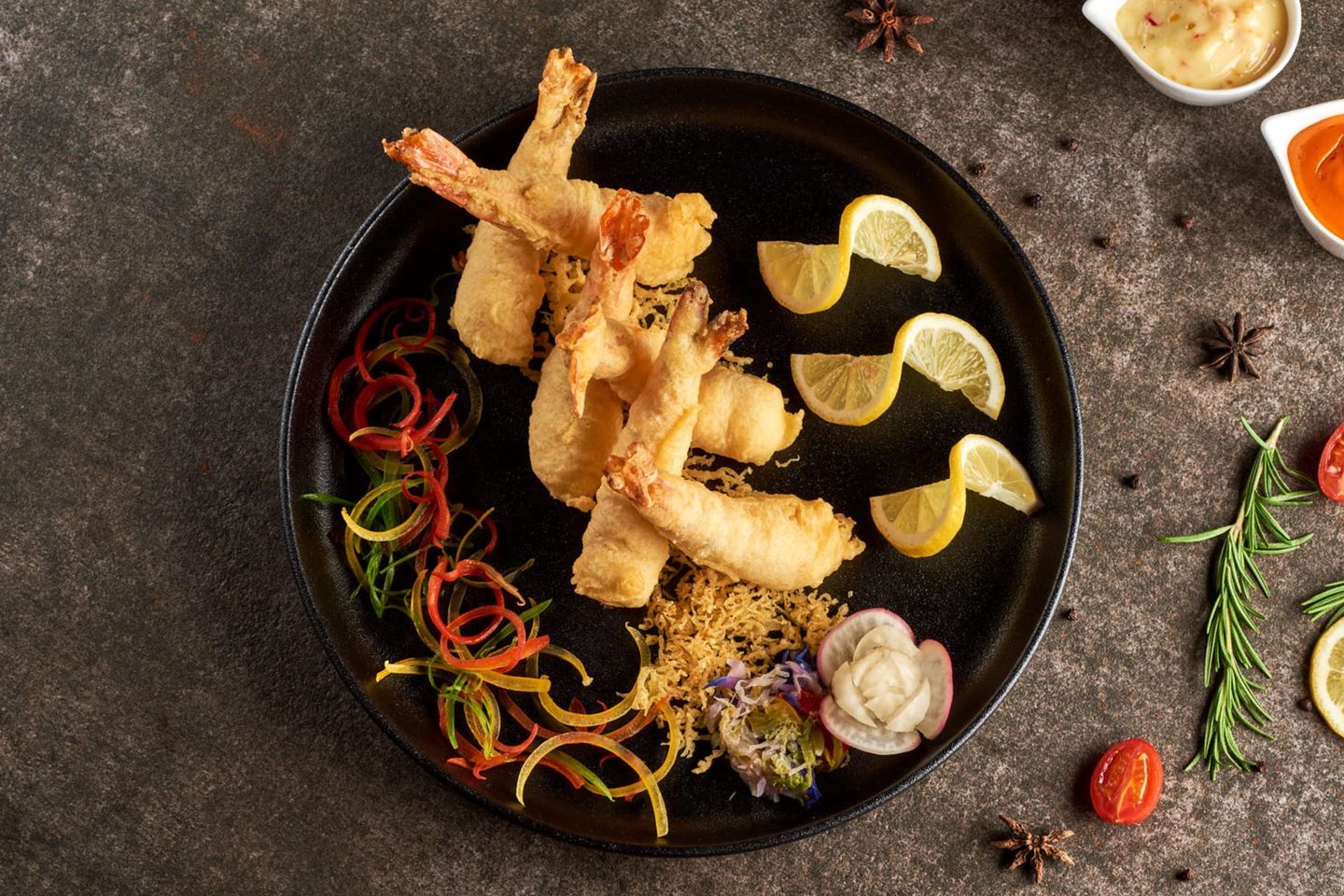 Golden Batter Fried Prawn