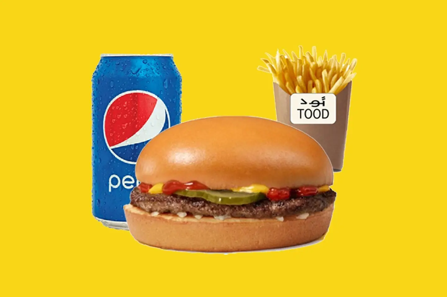 وجبة برجر لحم