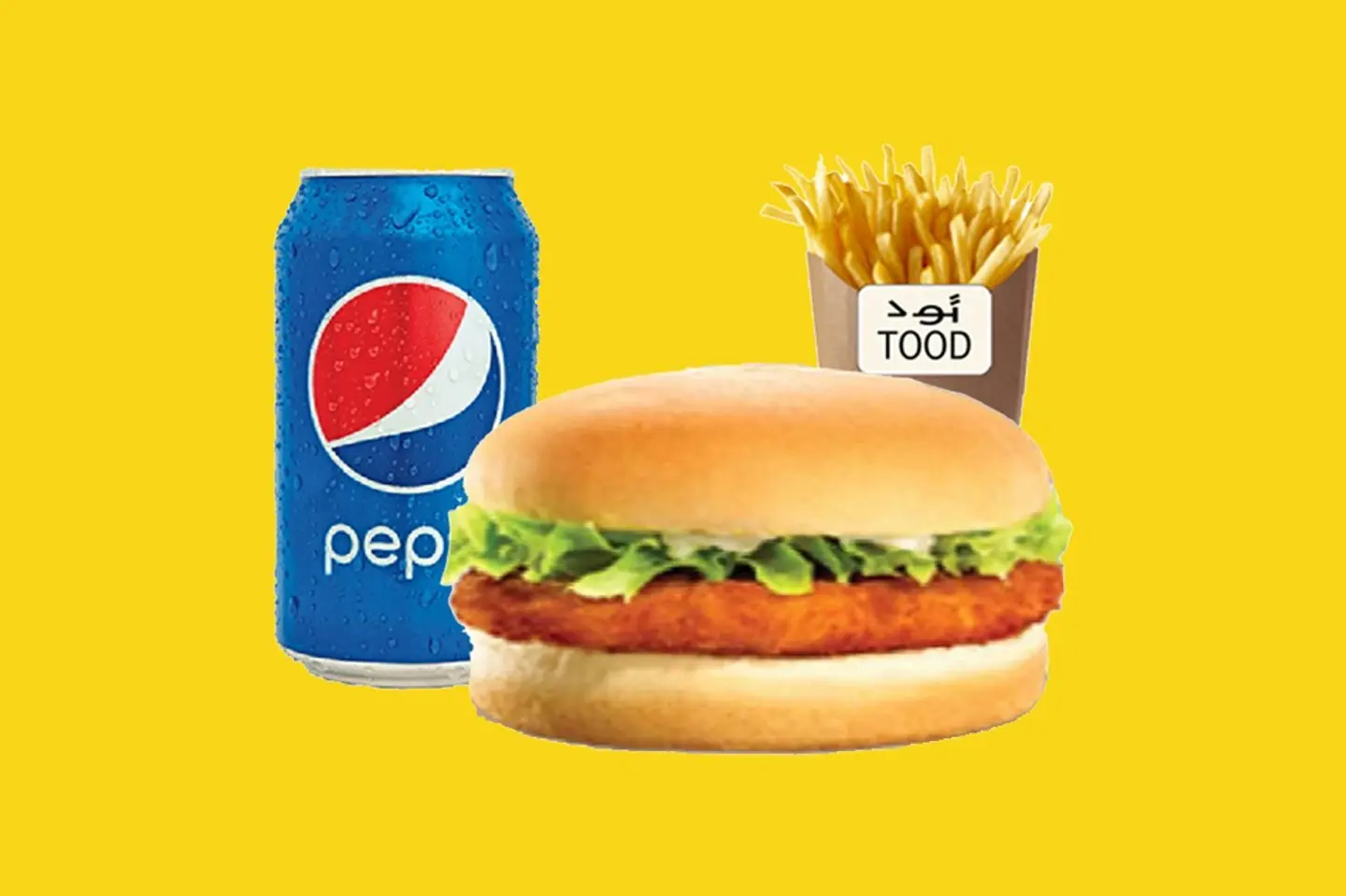 وجبة برجر دجاج