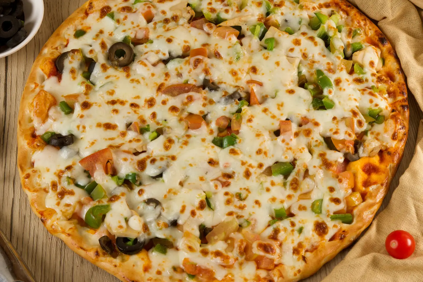 بيتزا بالخضار