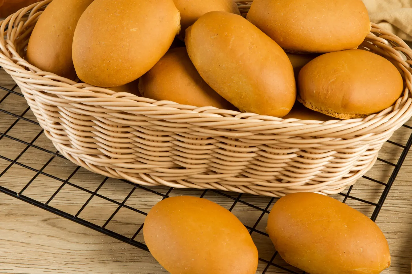 كعك مقرمش بيضاوي سادة