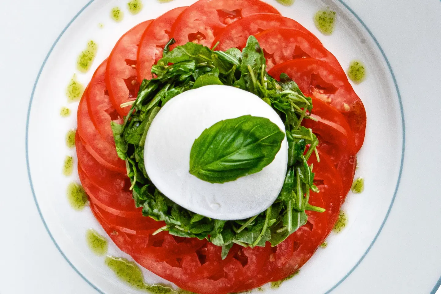 Italian Burrata Cheese Salad