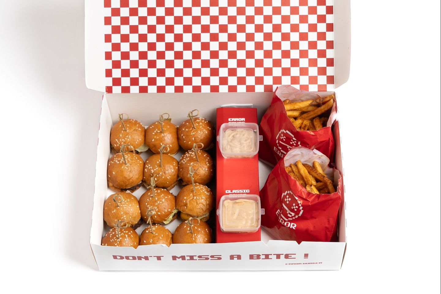 Collection Box Mini Slider Beef Burger