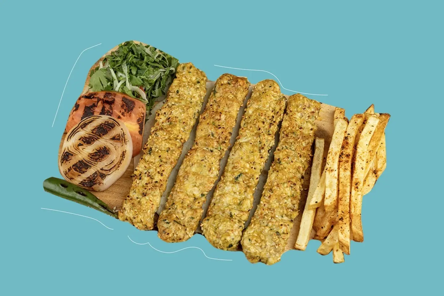 Sesame Kebab Chicken - Sesame Kebab Chicken
