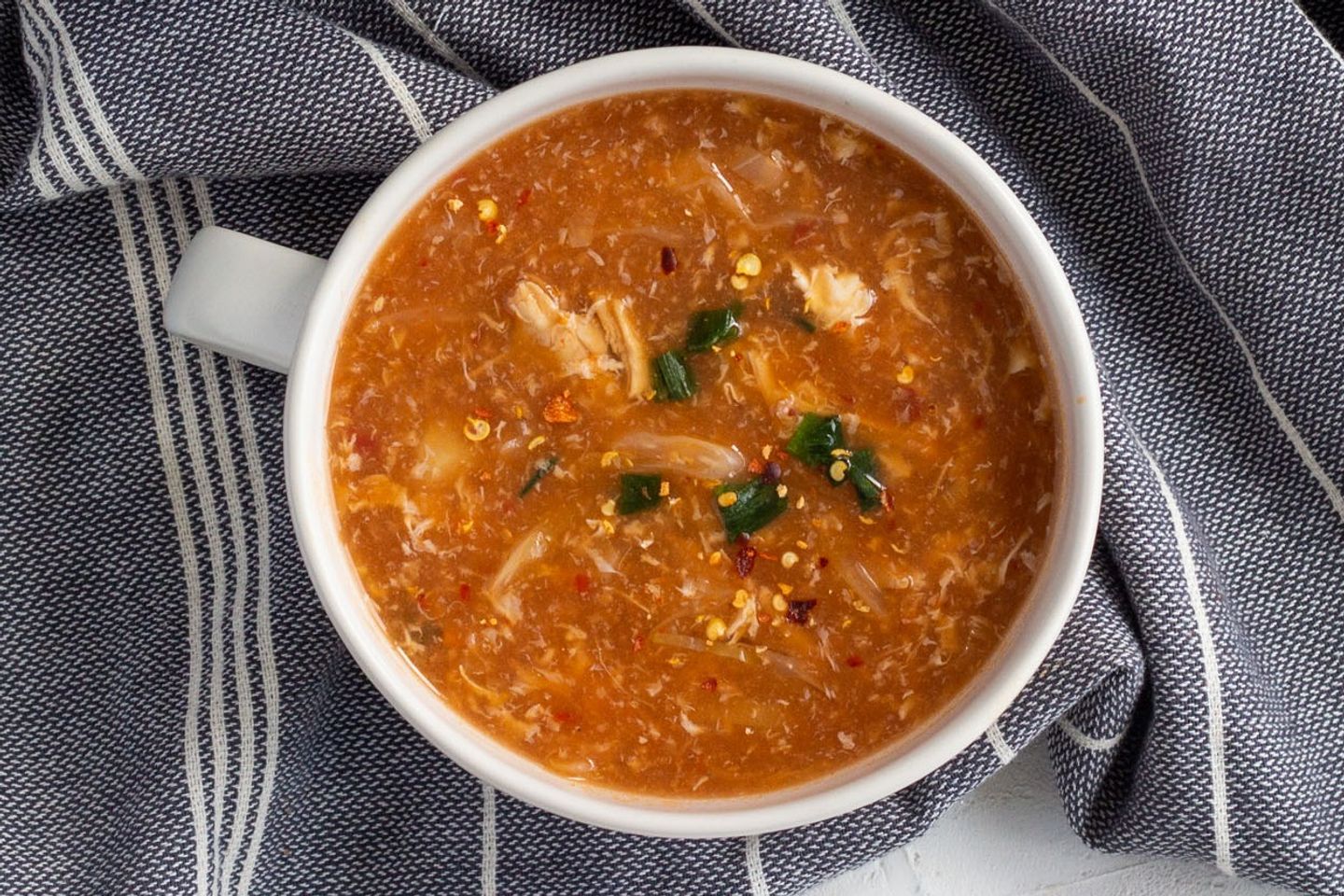 شوربة دجاج حار