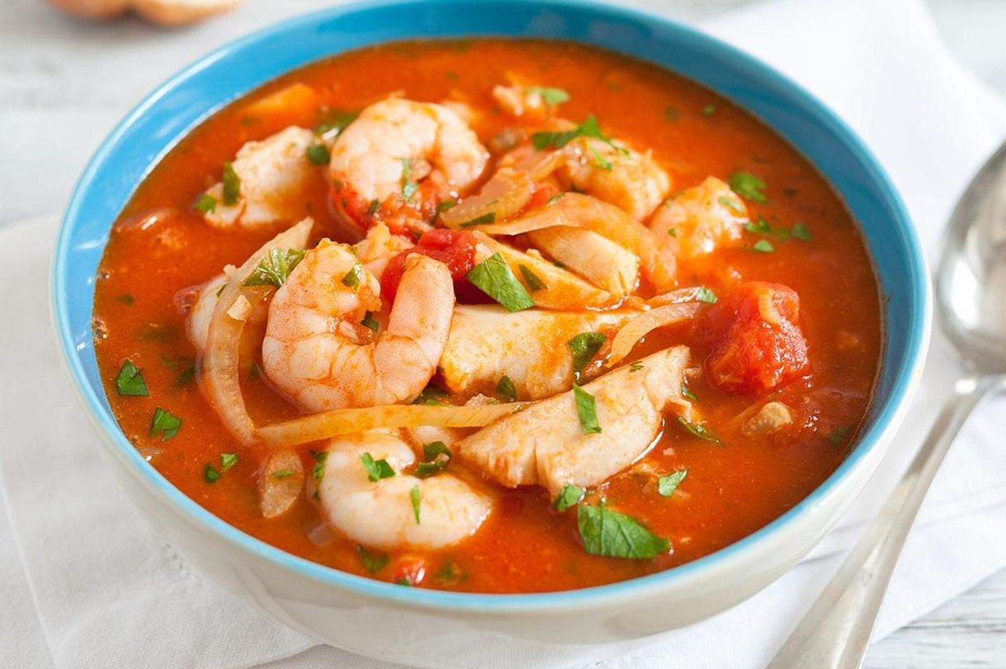 شوربة بحرية مشكلة