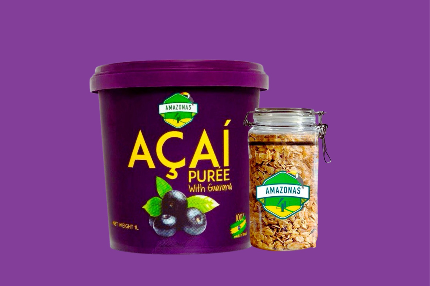 Acai Bucket 1 Kg With Granola 400 Gm