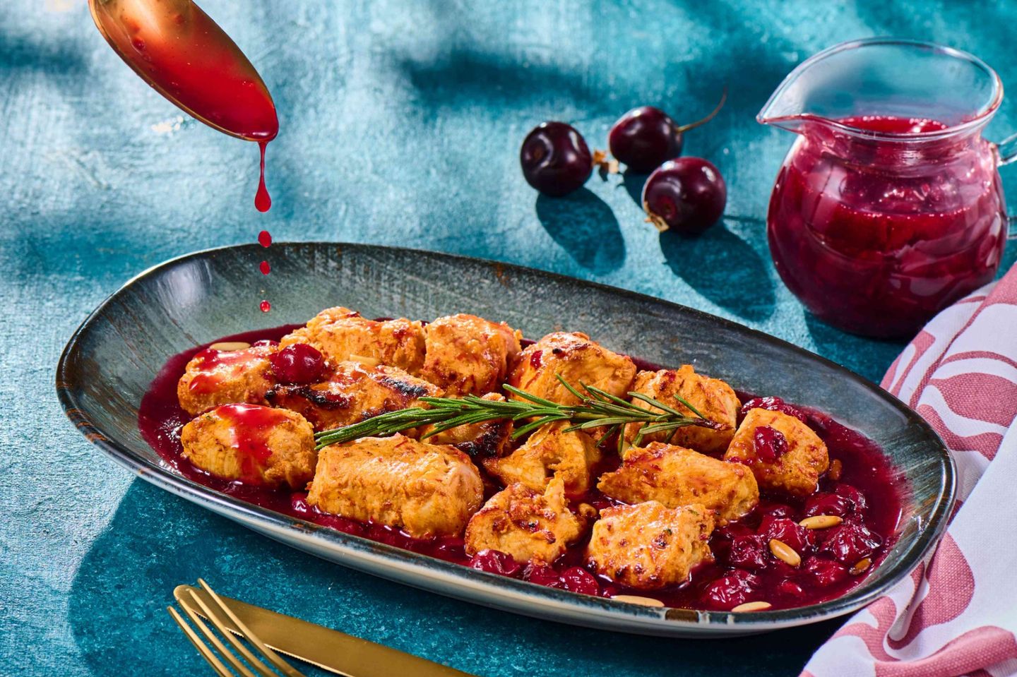 Grilled Shish Taouk With Cherry