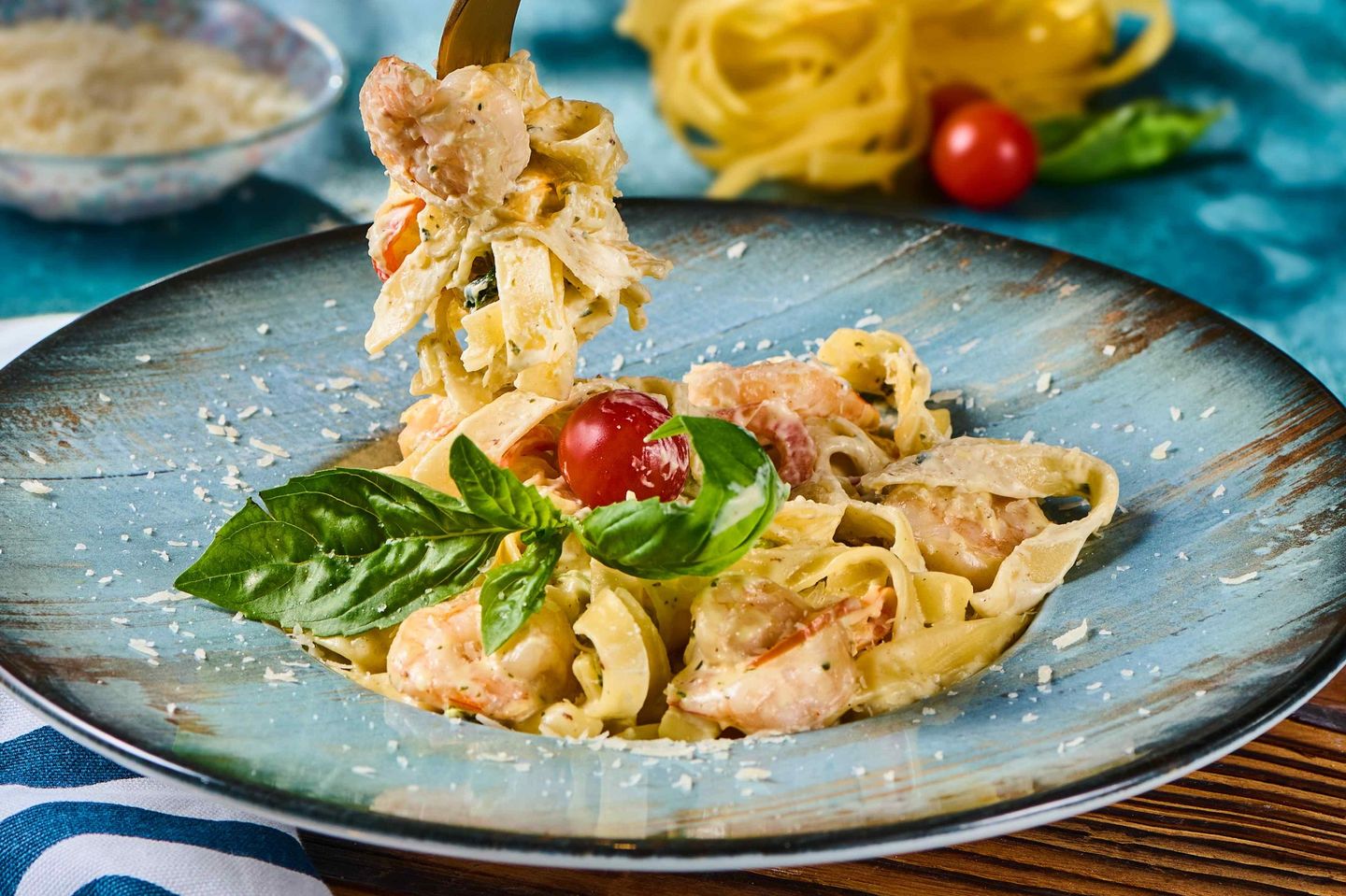 Shrimp Fettuccine Alfredo