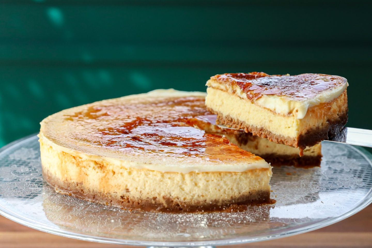Cream Brulee Cheese Cake