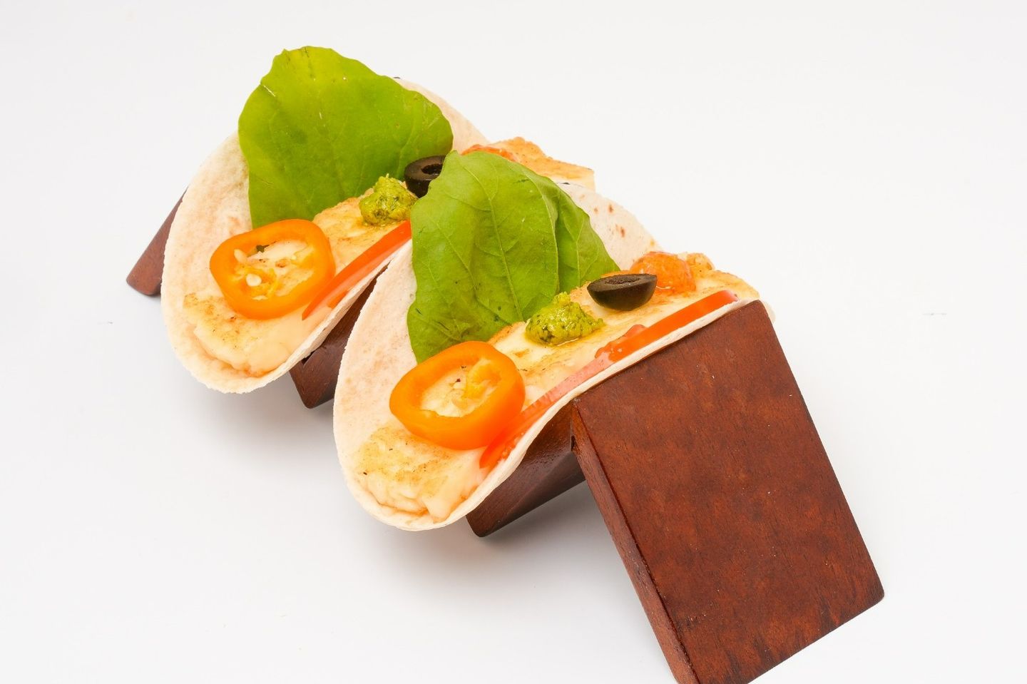 Halloumi Mozzarella Taco