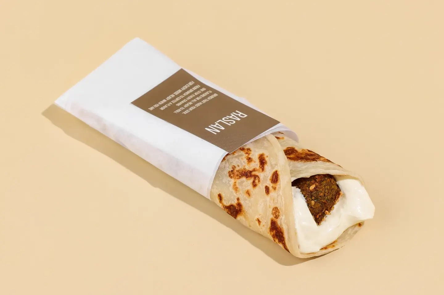 Falafel With Hummus Chapati