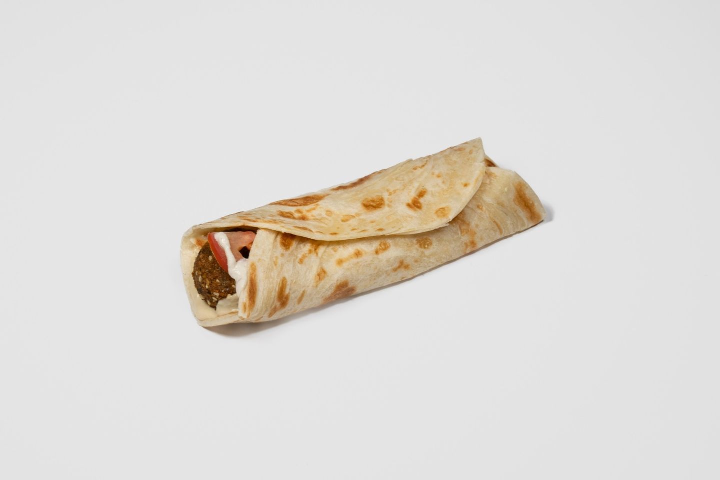 Falafel With Hummus Chapati