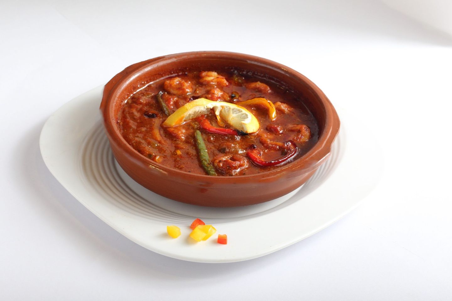 طاجن جمبري صوص احمر