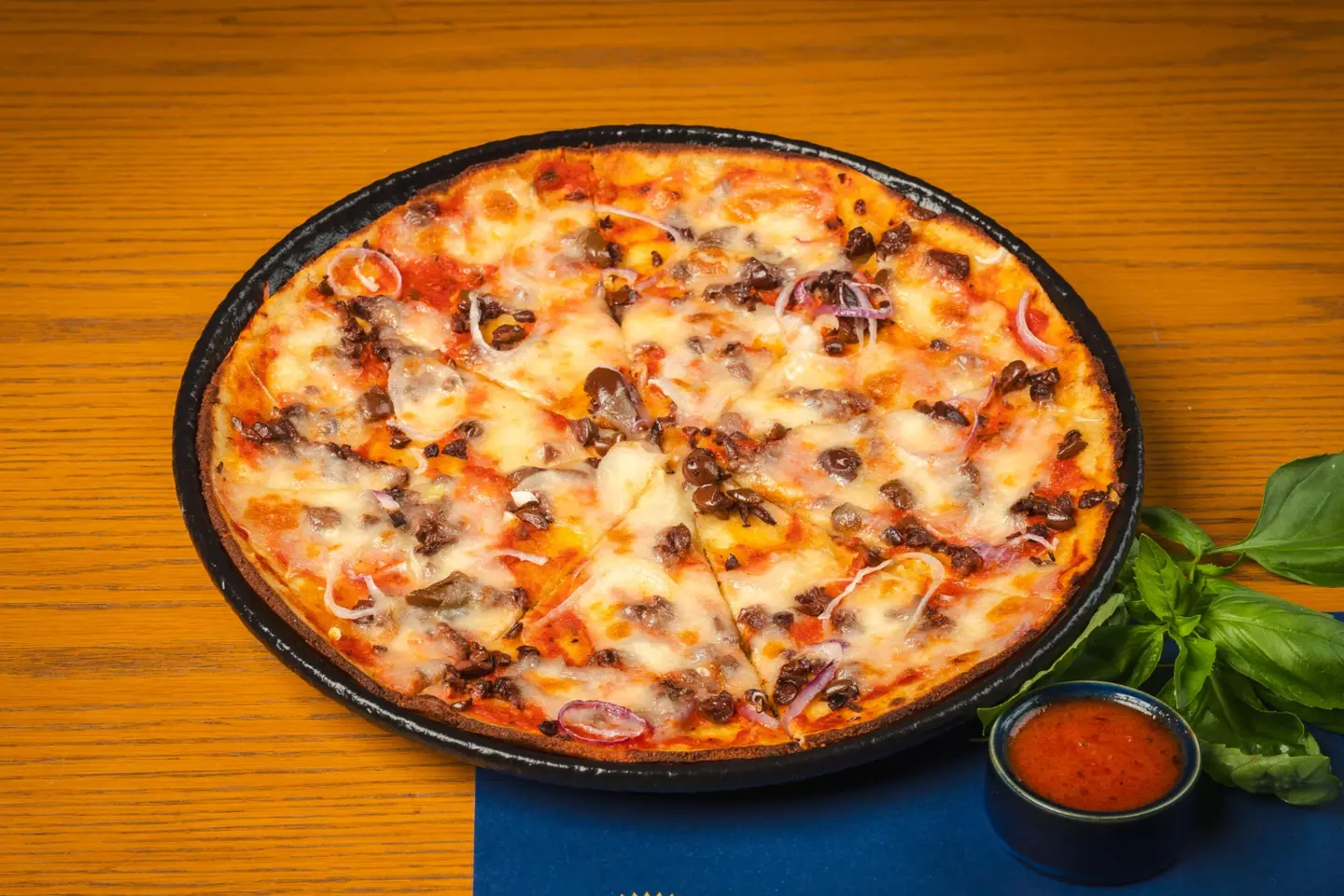 Zero Carb Pizza Olives And Onions
