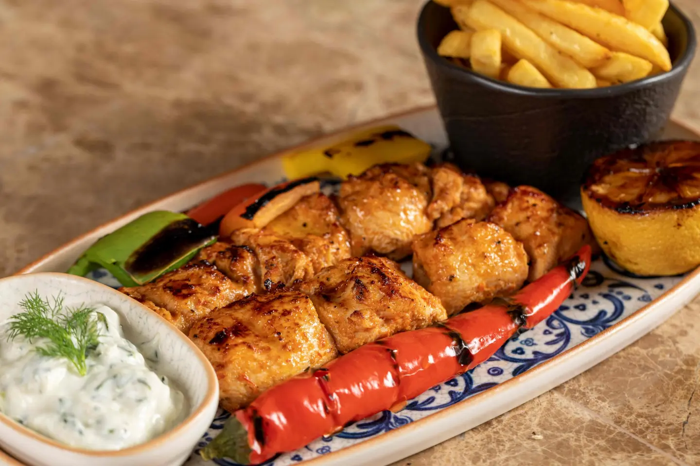 Chicken Souvlakia