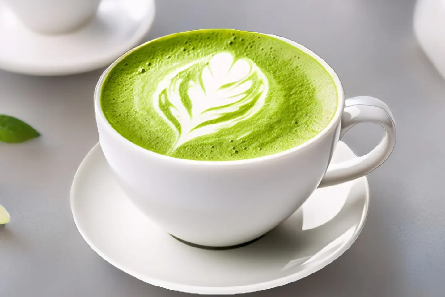 Matcha Salted Caramel Latte