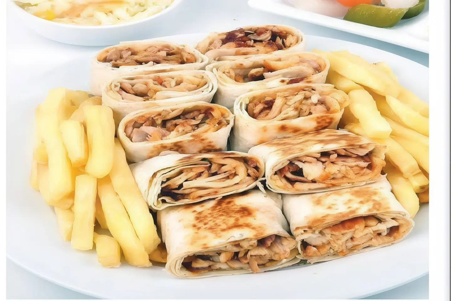 صحن  عربي وسط