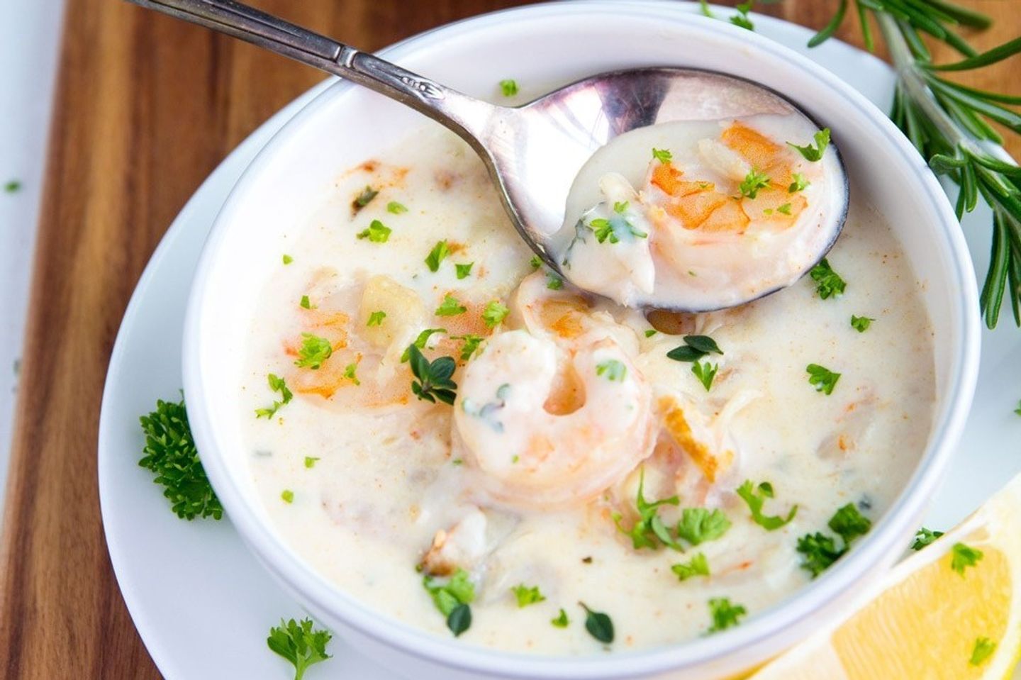 Seafood Soup - Cream Sauce