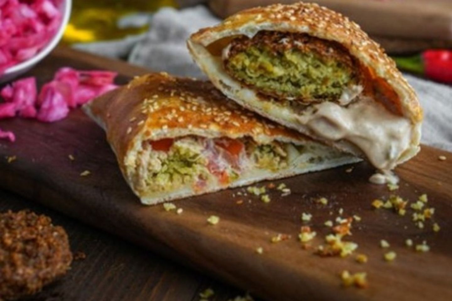 فطيرة فلافل