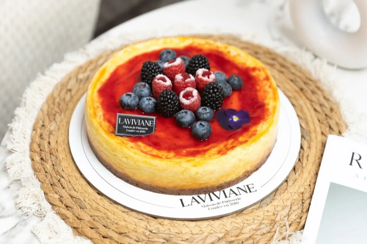Raspberry Cheese Cake   Big
