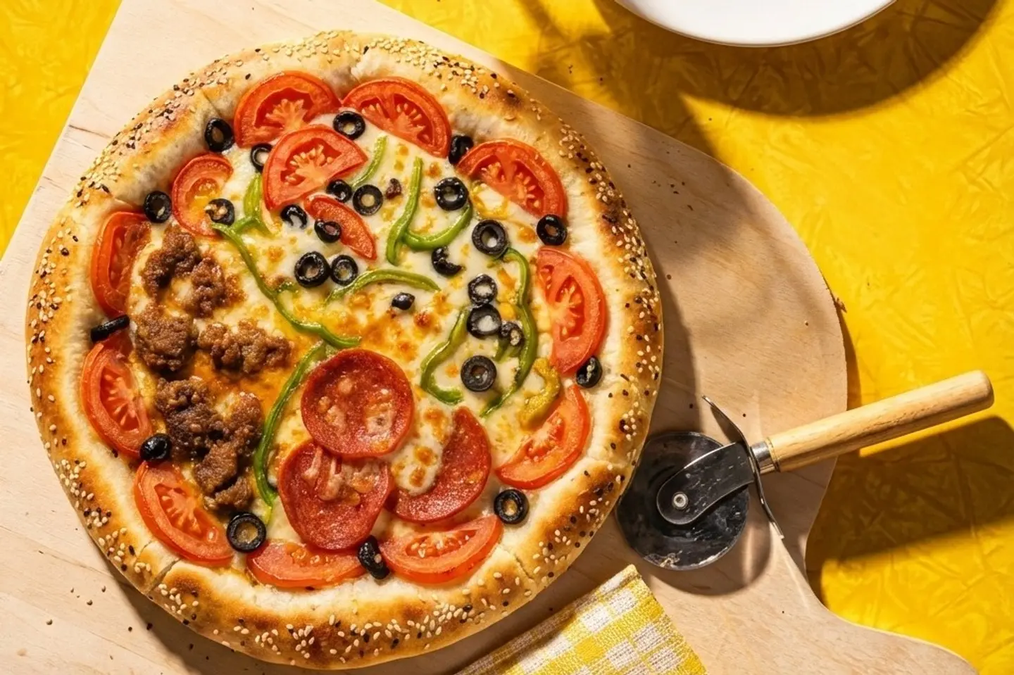 بيتزا الفصول الأربعة