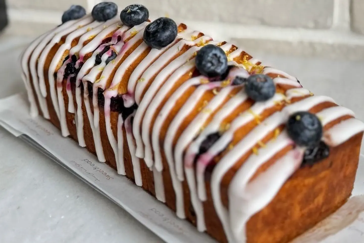 Full Lemon Blueberry Cake