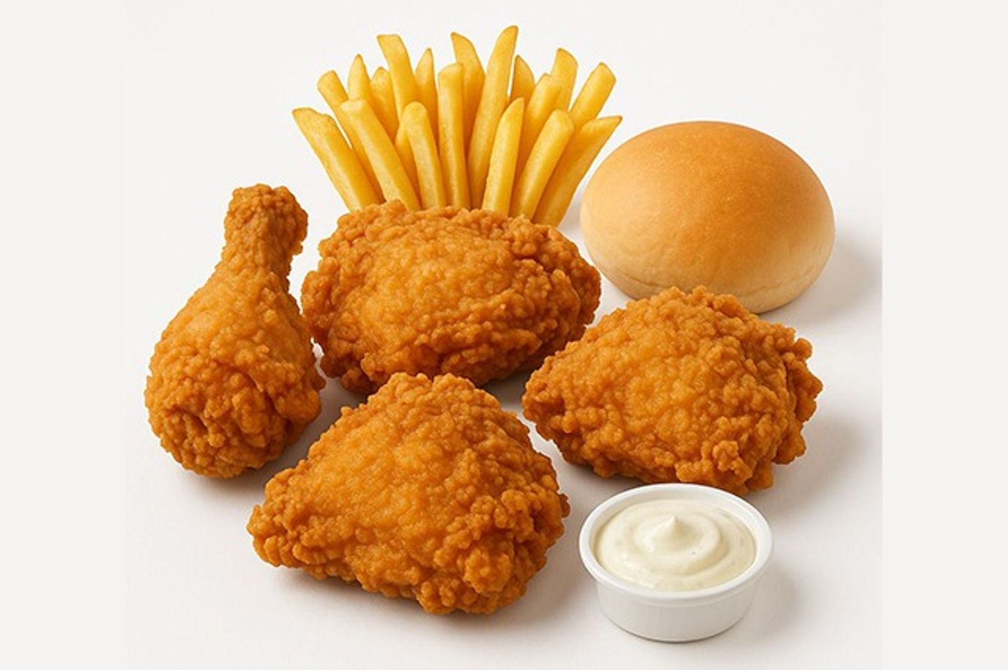 4 Pice Spicy Meal