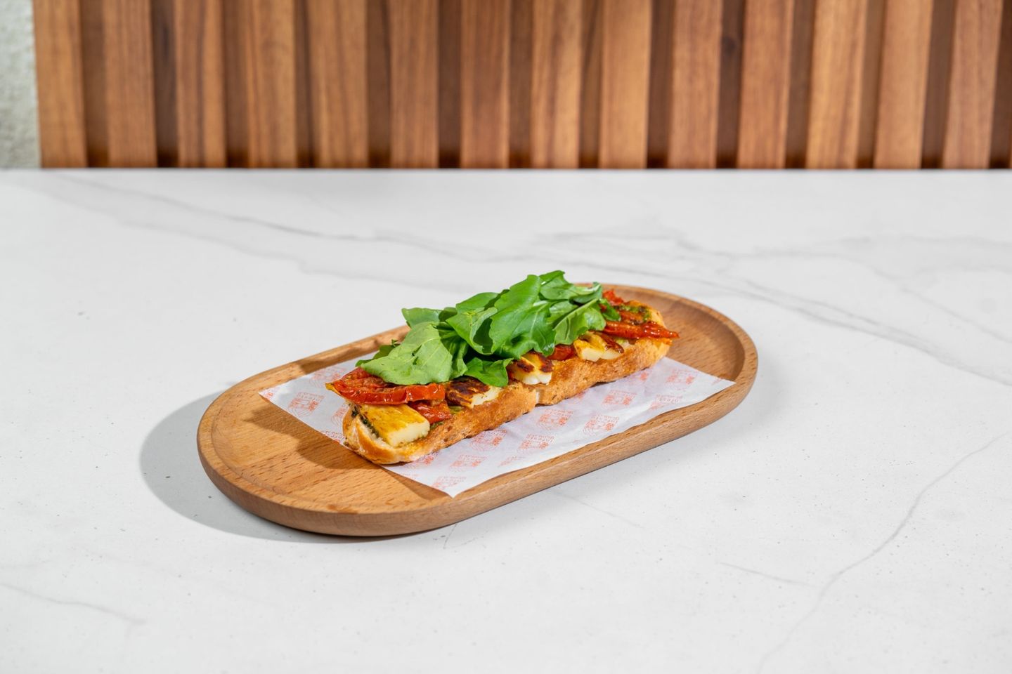 Sourdough Halom With Tomato