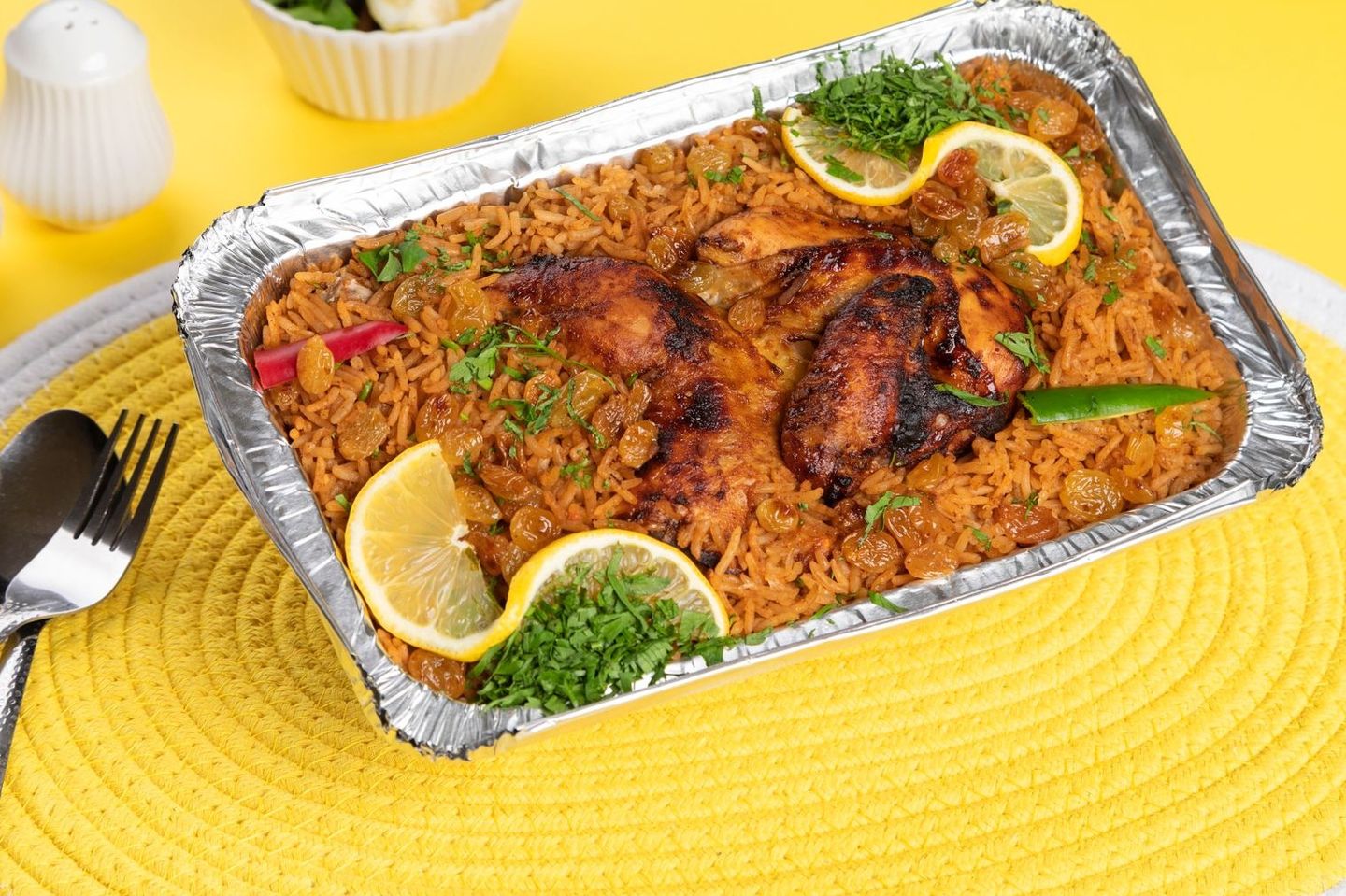 برياني دجاج - نص حبة