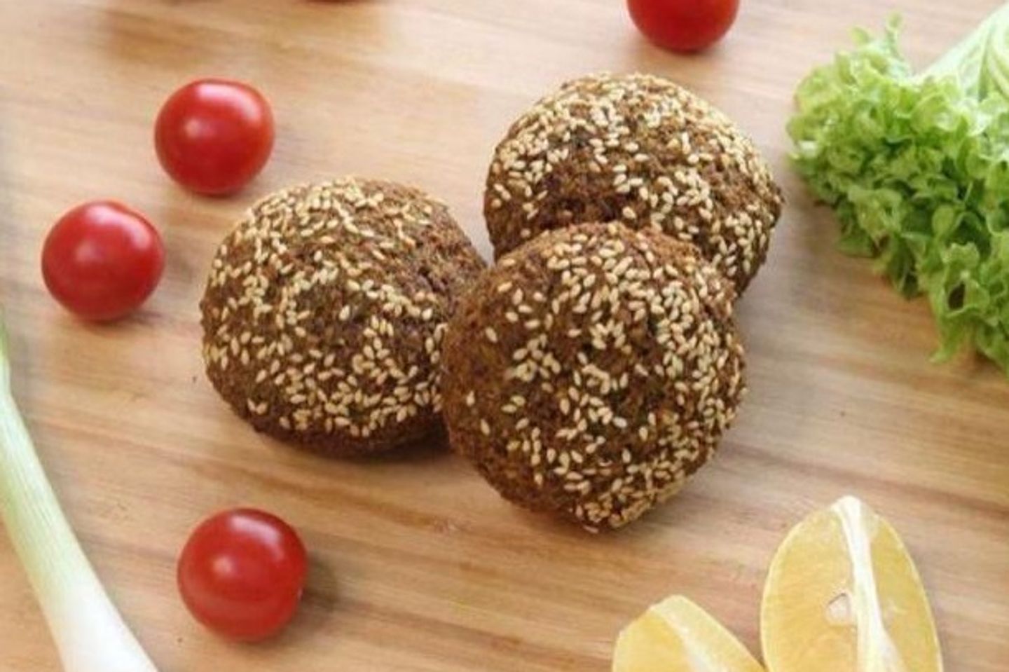 1 Piece Of Falafel Stuffed With Spices And Sumac