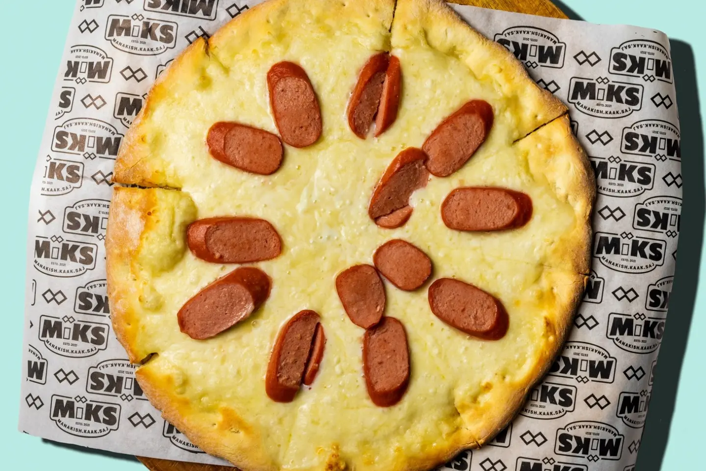 Cheese Dog Manakeesh