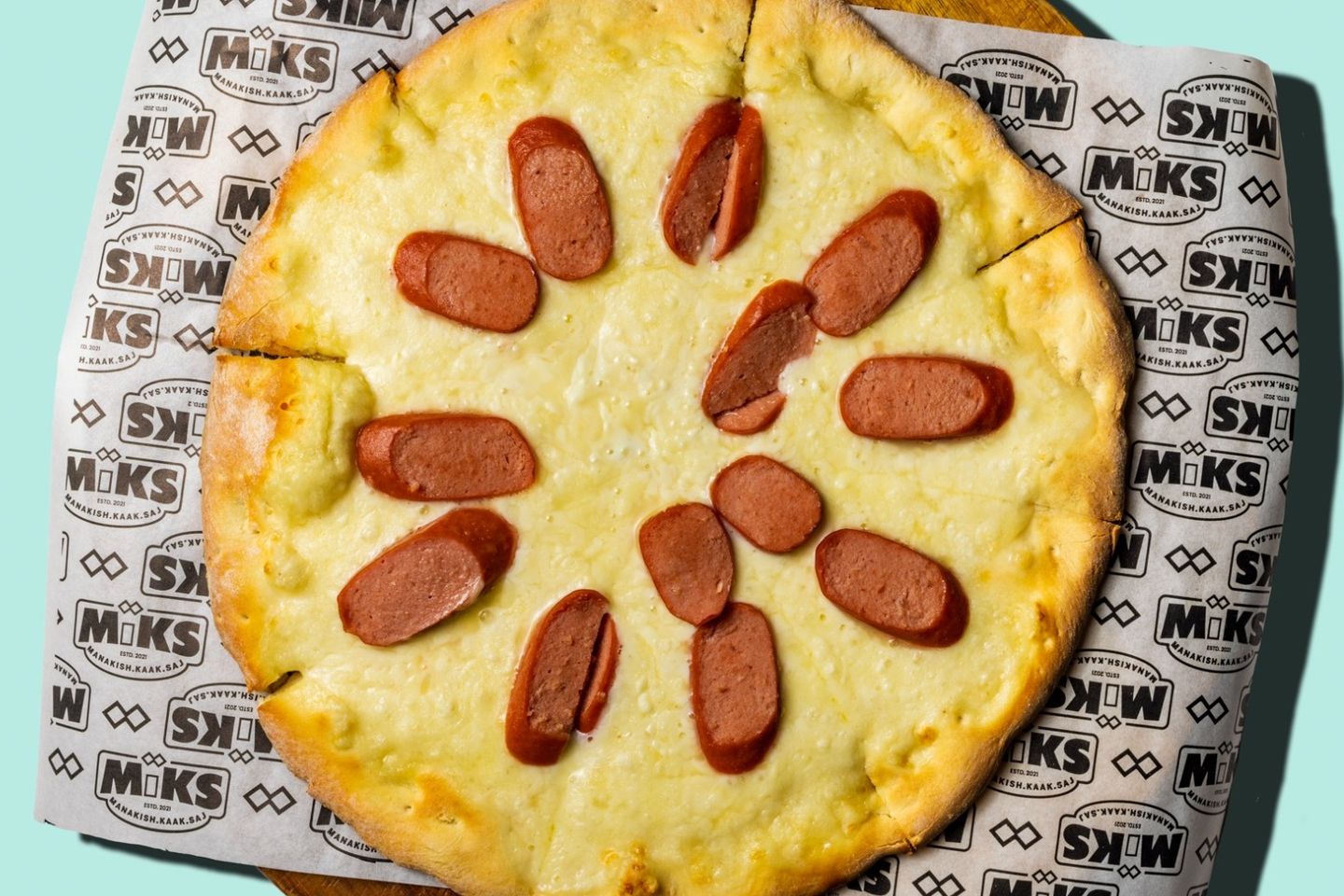 Cheese Dog Manakeesh