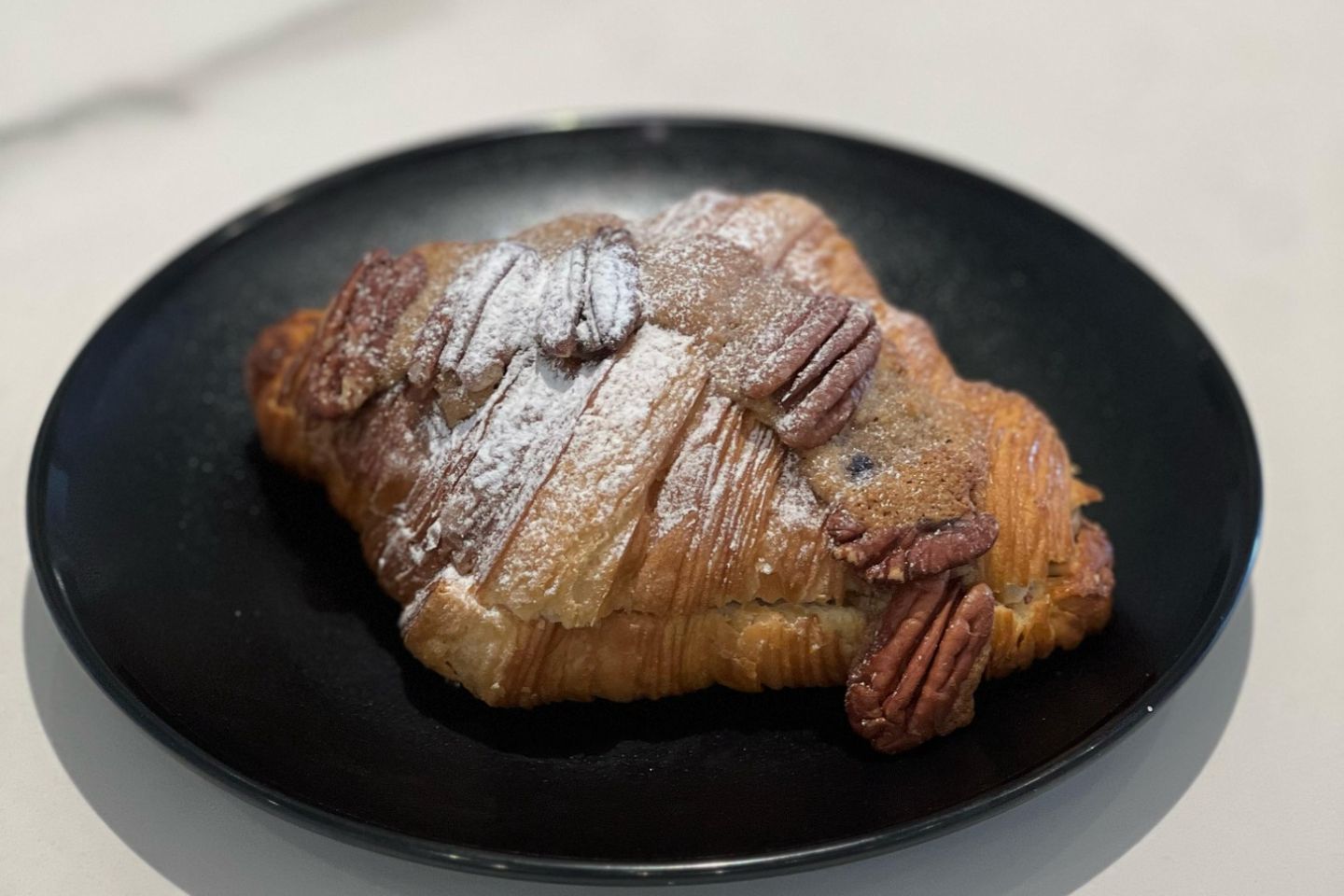 Twist Baked Pecan Croissant