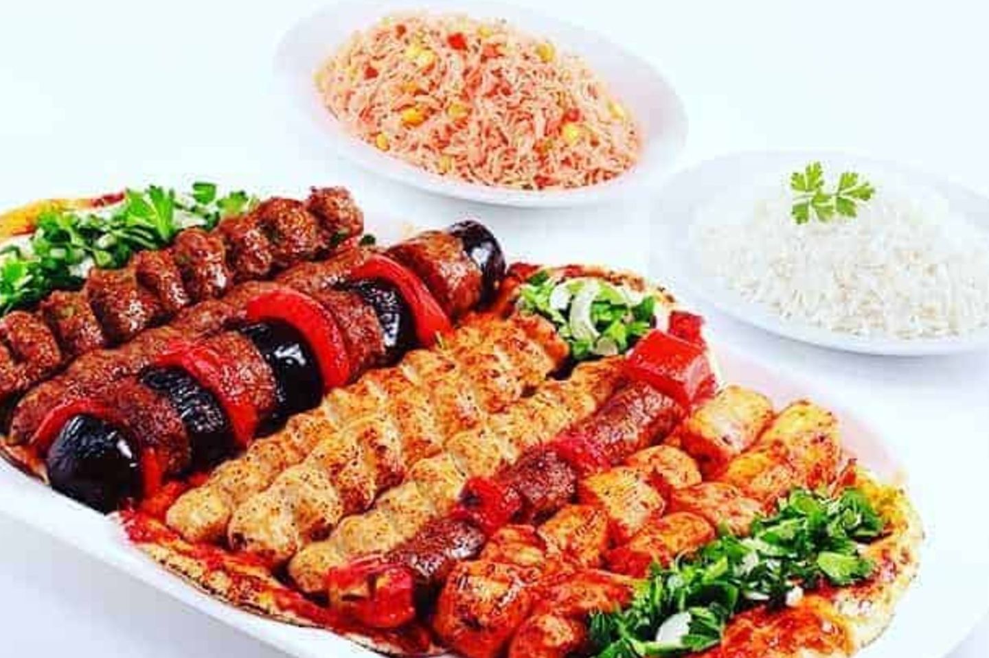 مشاوي مشكل عائلي مع الارز