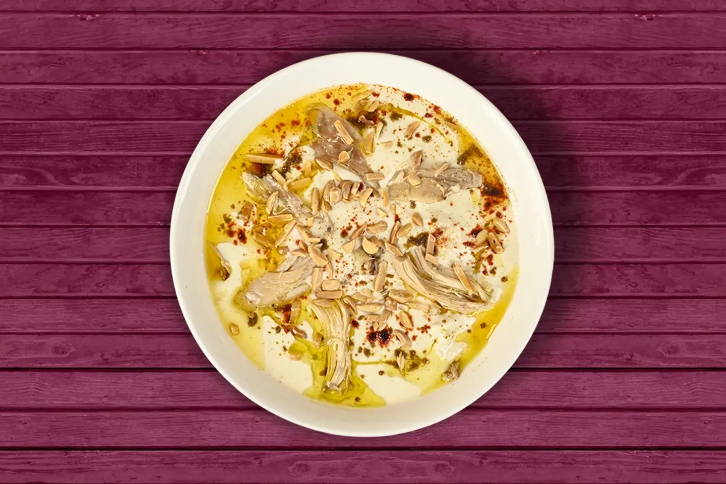 فتة دجاج