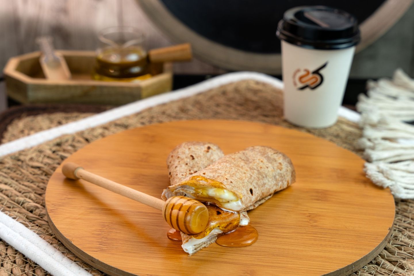 فطيرة لبنة بالعسل