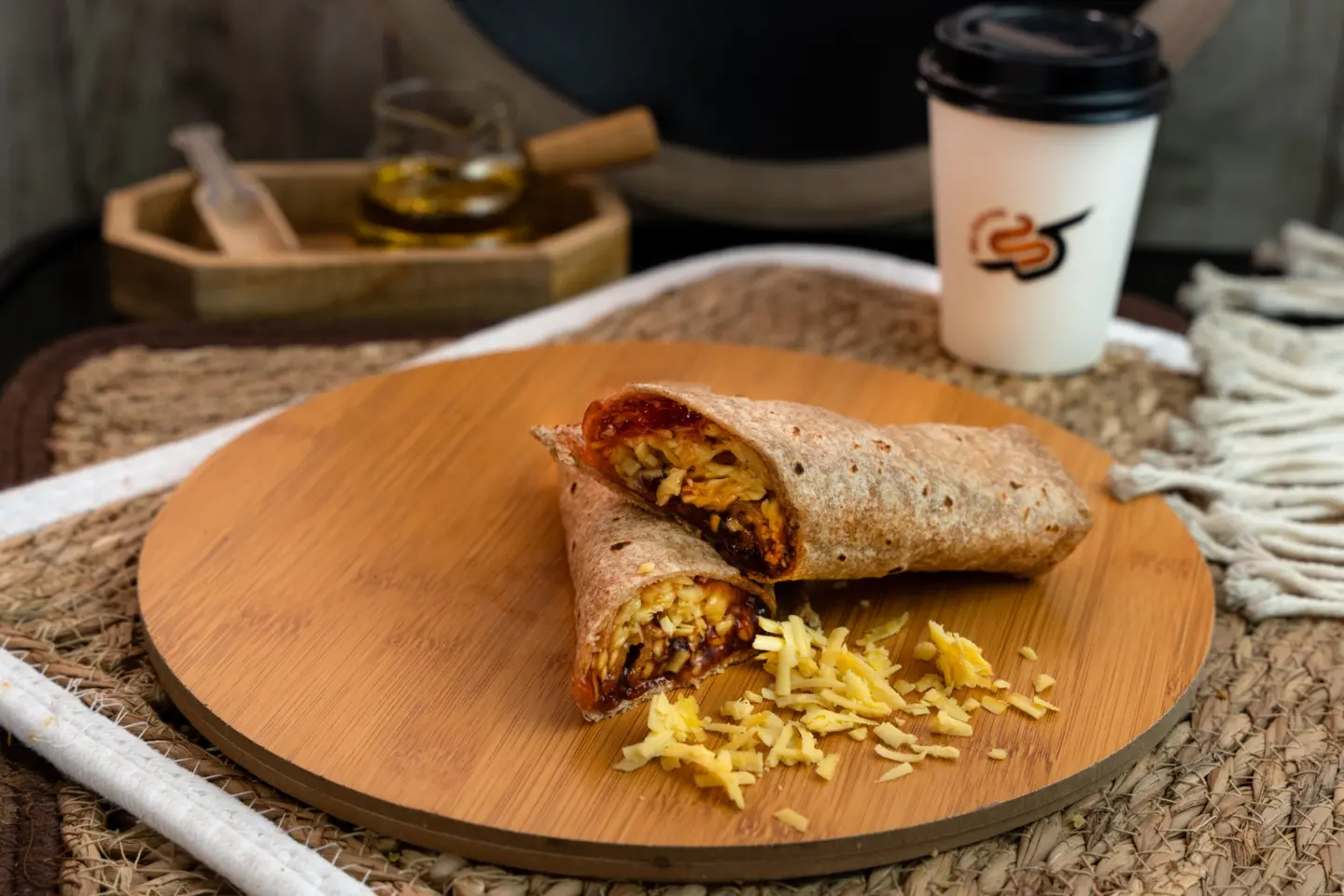 فطيرة جبنة شيدر بالمربى