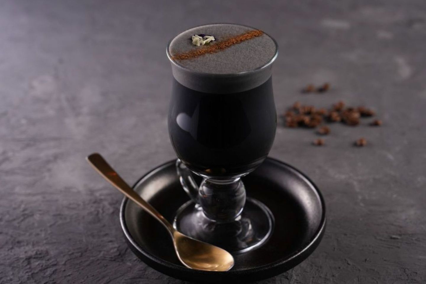 Activated Charcoal Latte