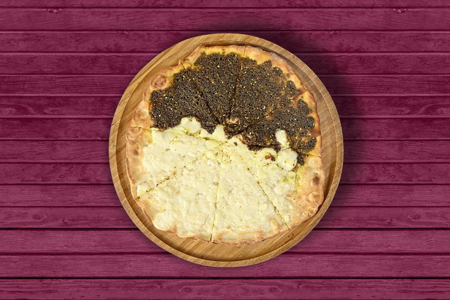 زعتر مع جبنة