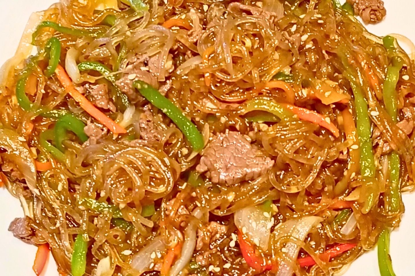 Japchae   Korean Noodles