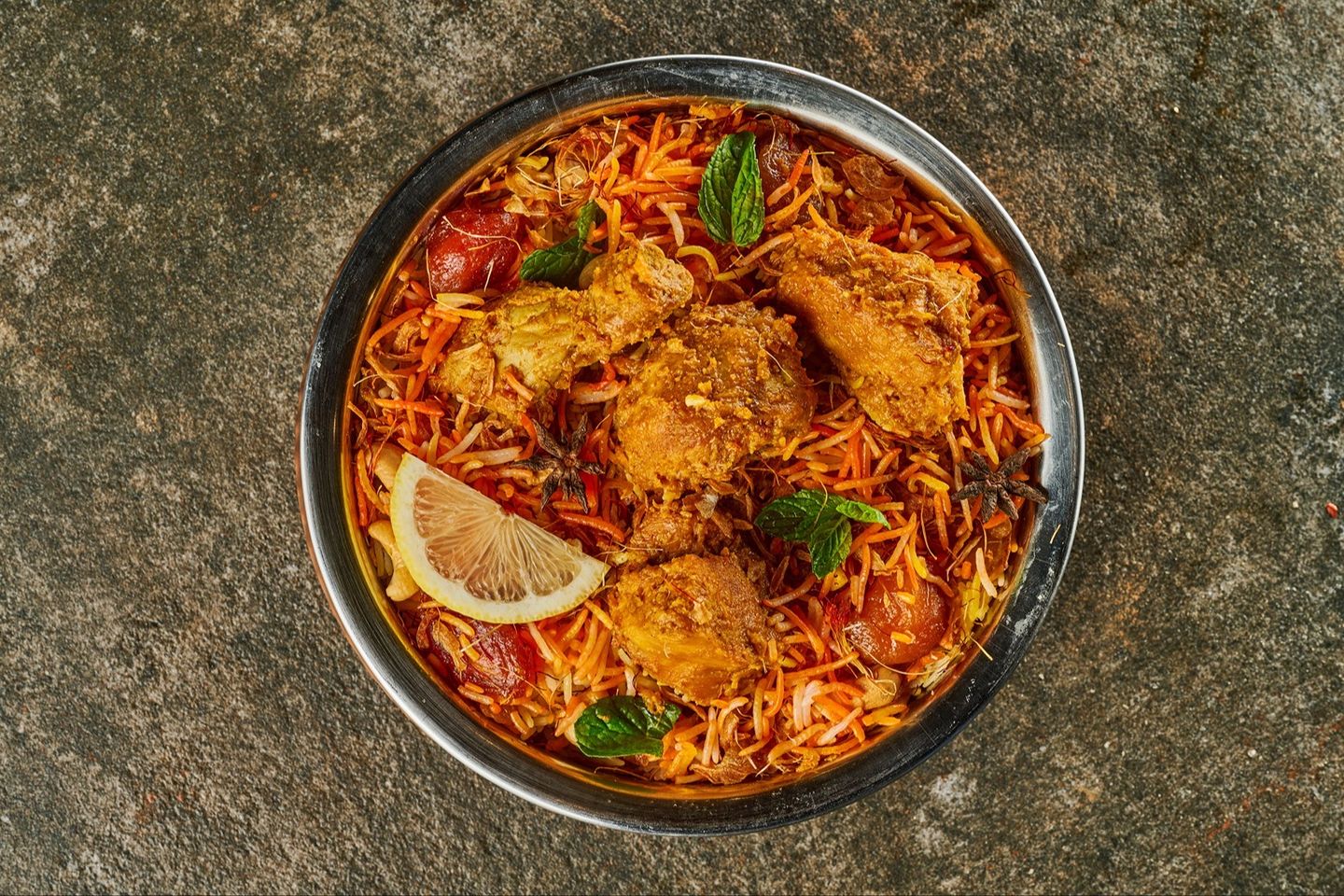 Saffron Chicken Biryani