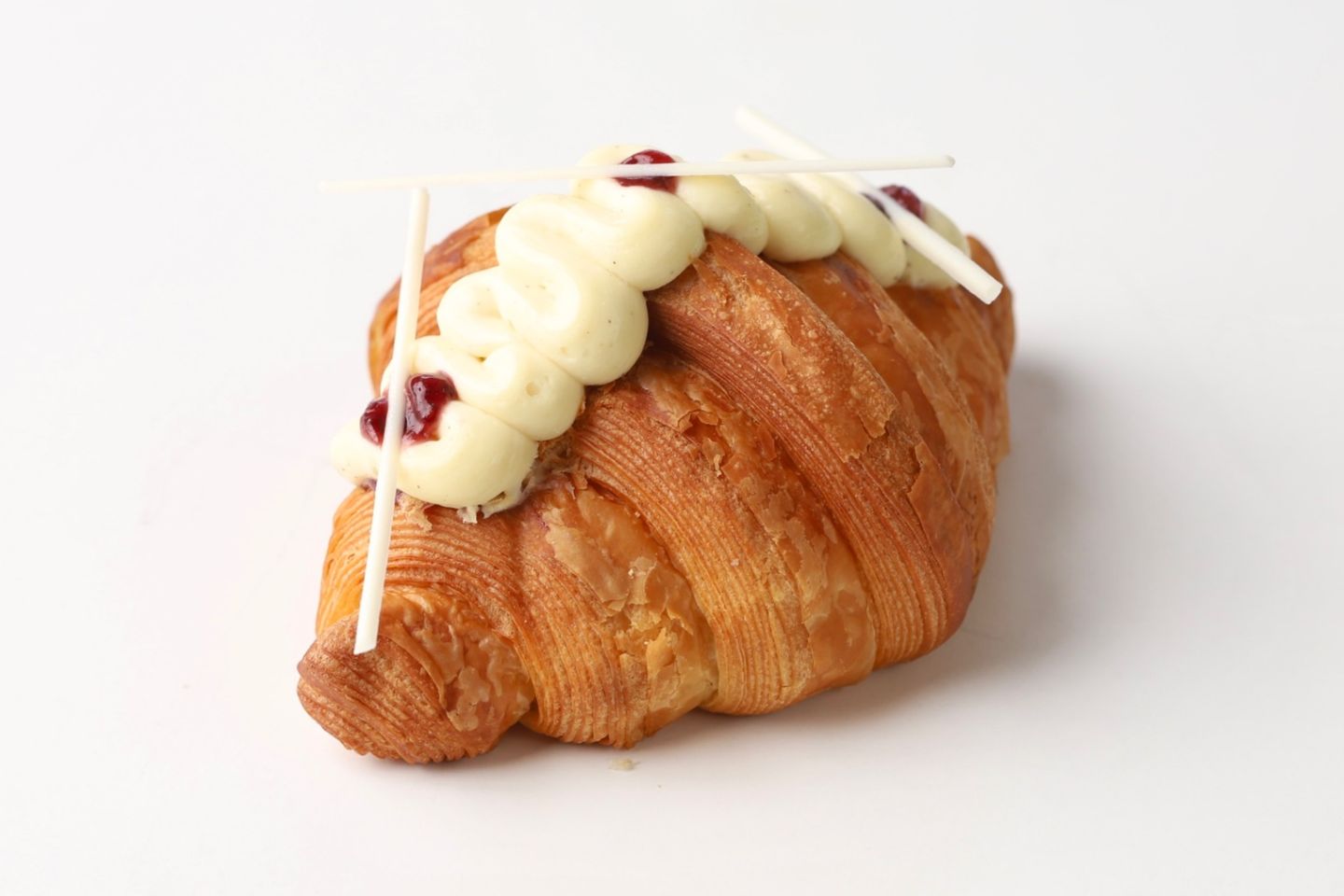 Raspberry And Cheese Croissant