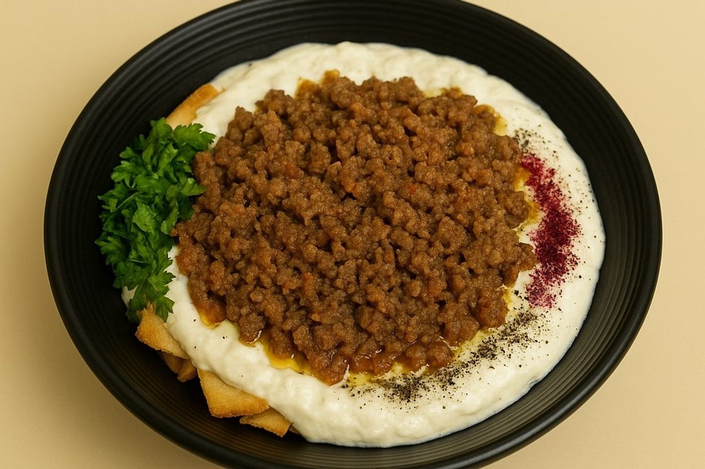 فتة لحم