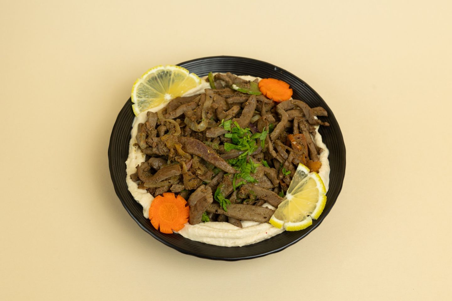كبدة بالحمص