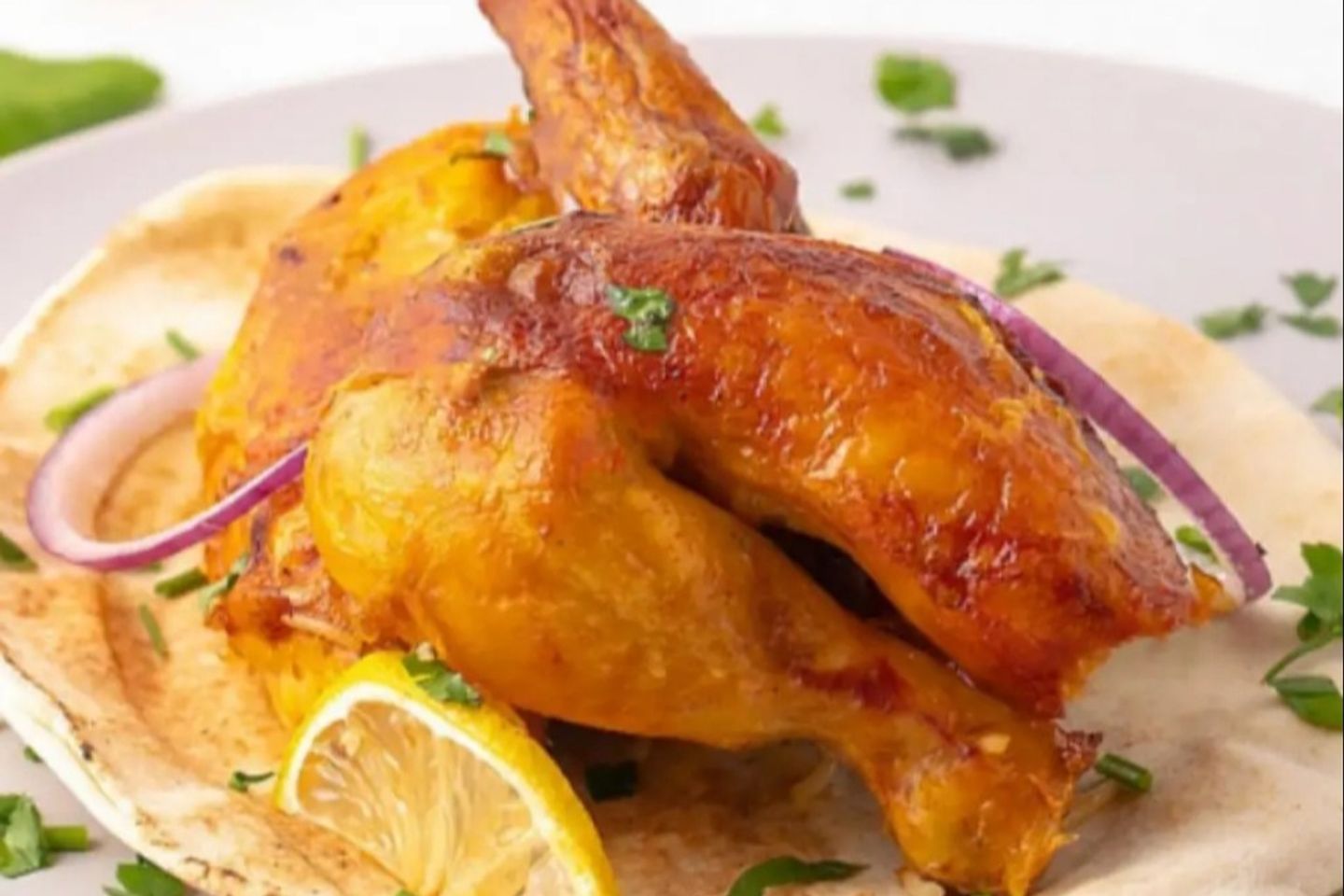 Half Grilled Chicken Without Rice