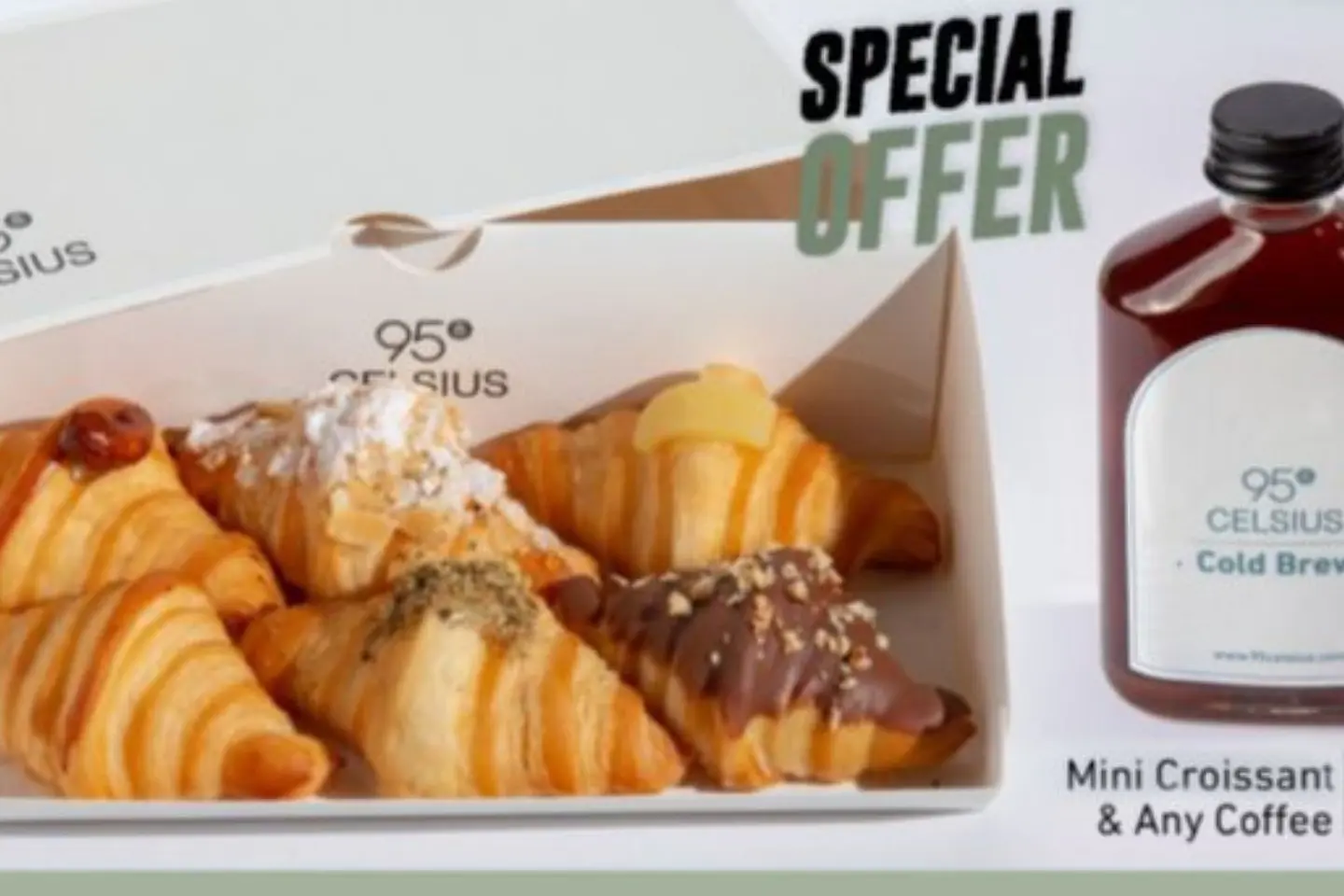 Mini Croissant With Any Coffee