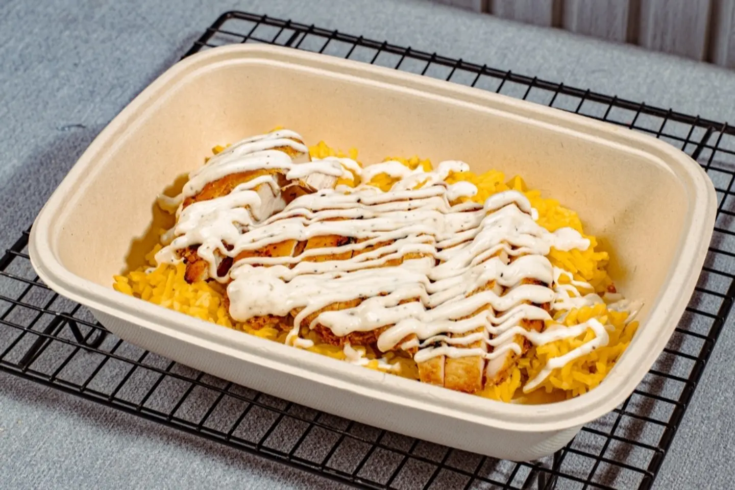 Chicken Shawarma With Yellow Rice