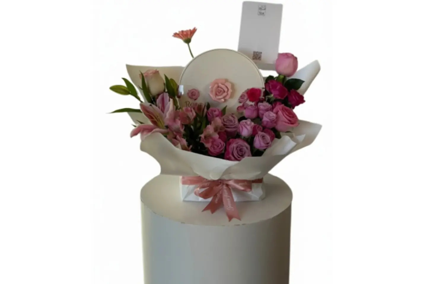 Bouquet/With/Choklet Bustani/Number 2